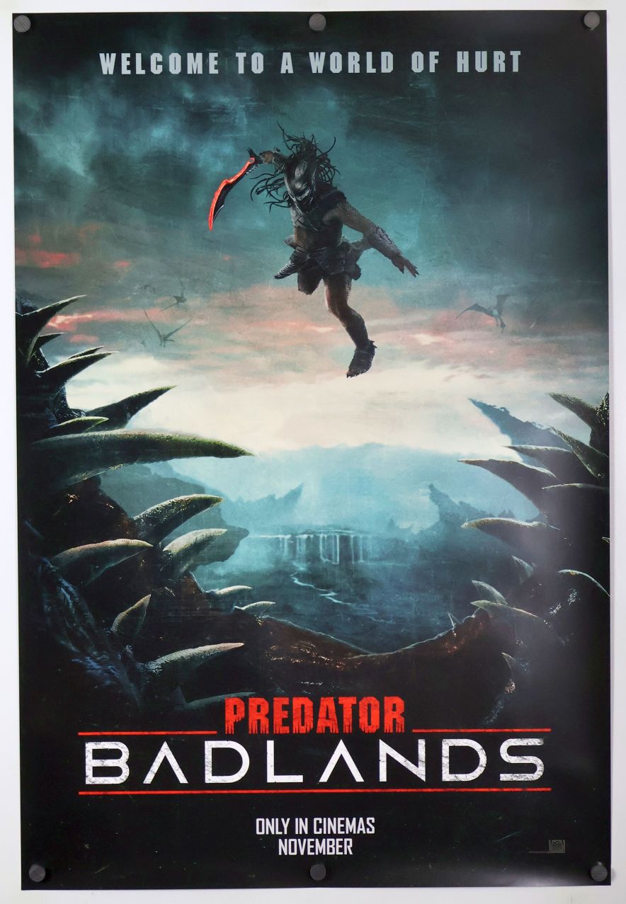 Predator: Badlands (2025) original theatrical movie poster - International Advance B