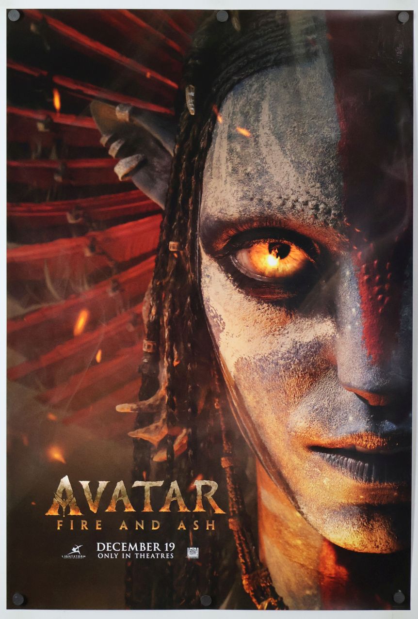 Avatar 3 (2025) original theatrical movie poster - Advance