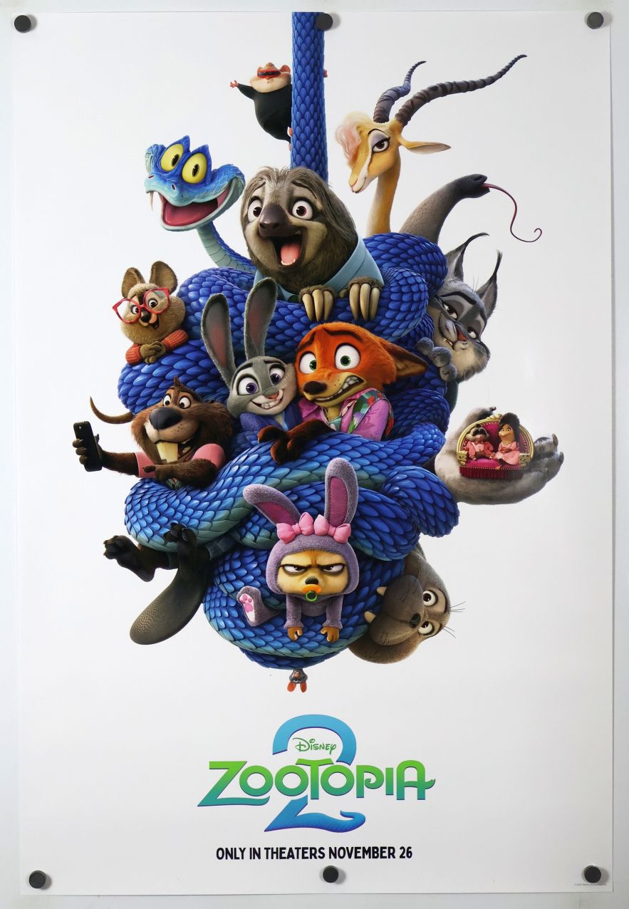 Zootopia 2 (2025) original theatrical movie poster - Advance Style B