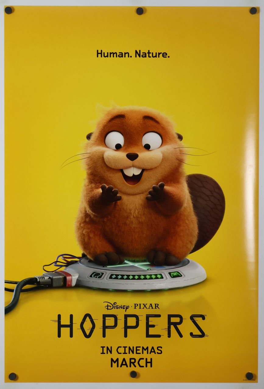 Hoppers (2026) original theatrical movie poster - International Advance