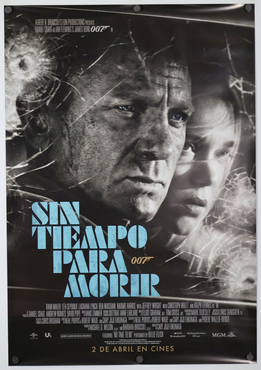 No Time to Die (2021) original theatrical movie poster - Advance