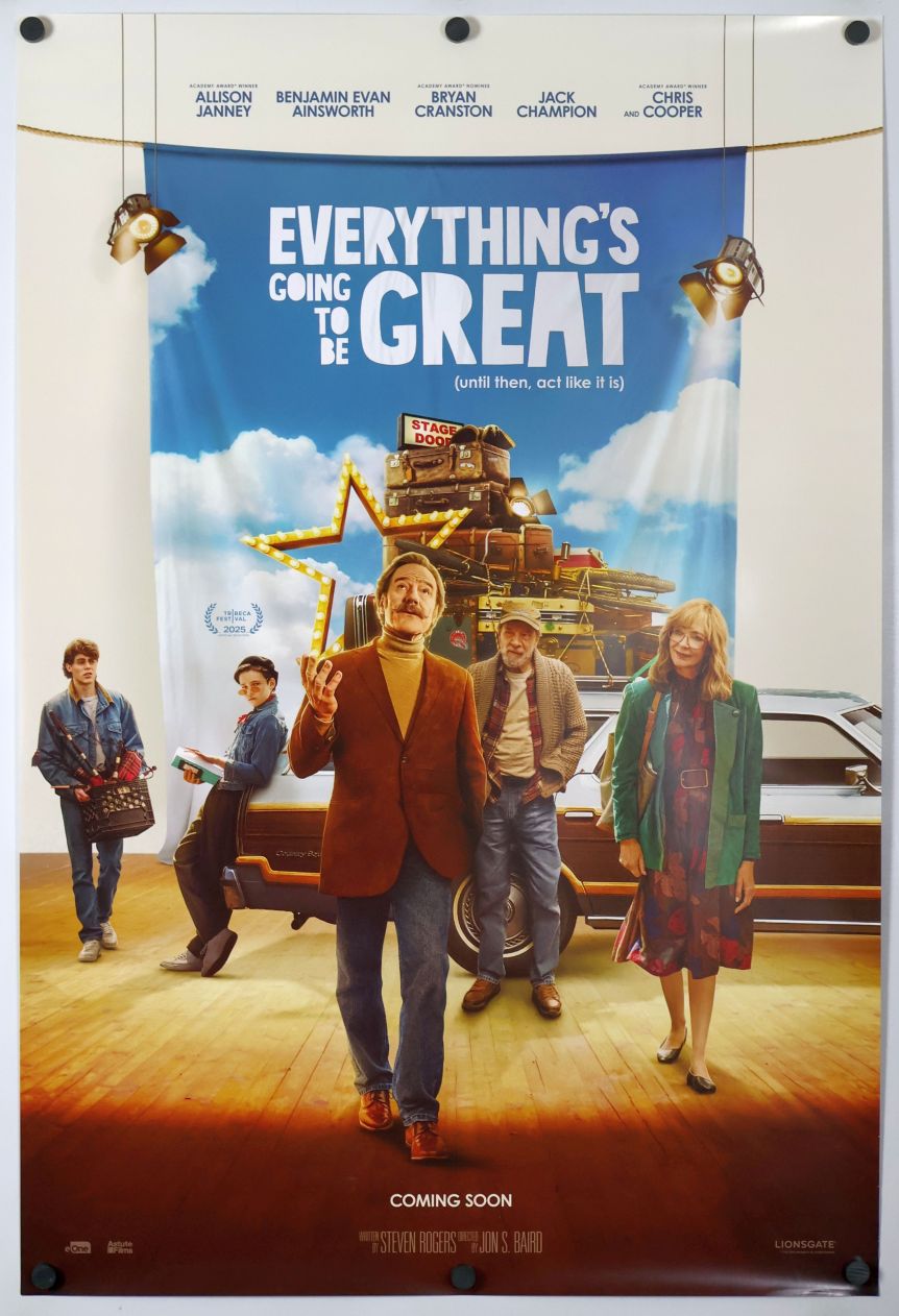 Everything's Going to Be Great (2025) original theatrical movie poster - Final