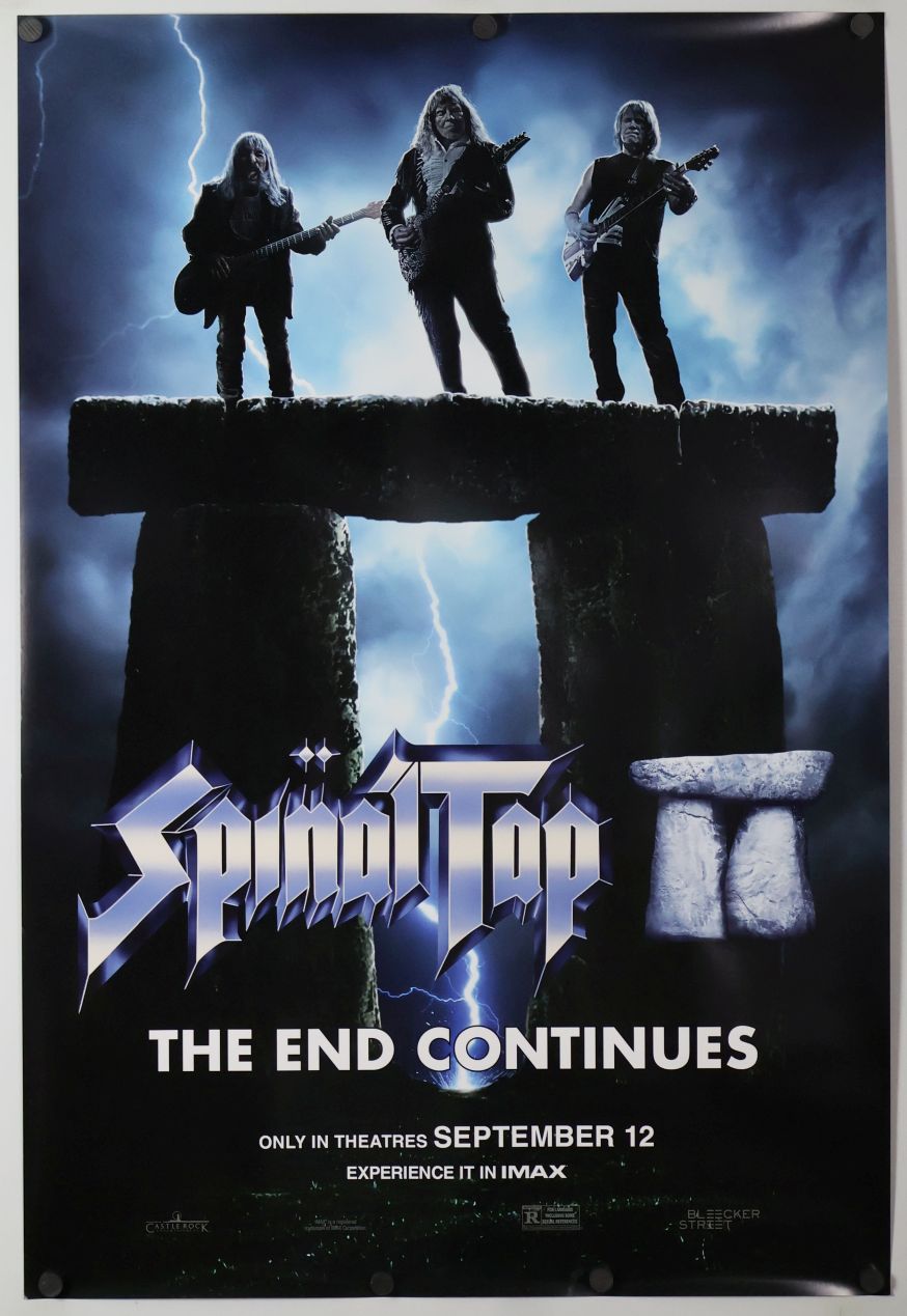 Spinal Tap II (2025) original theatrical movie poster - Final