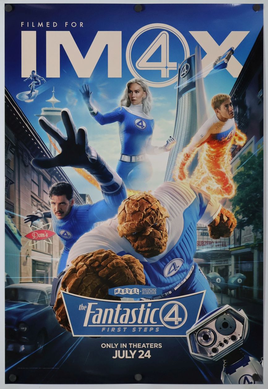 Fantastic Four (2025) original theatrical movie poster - International IMAX
