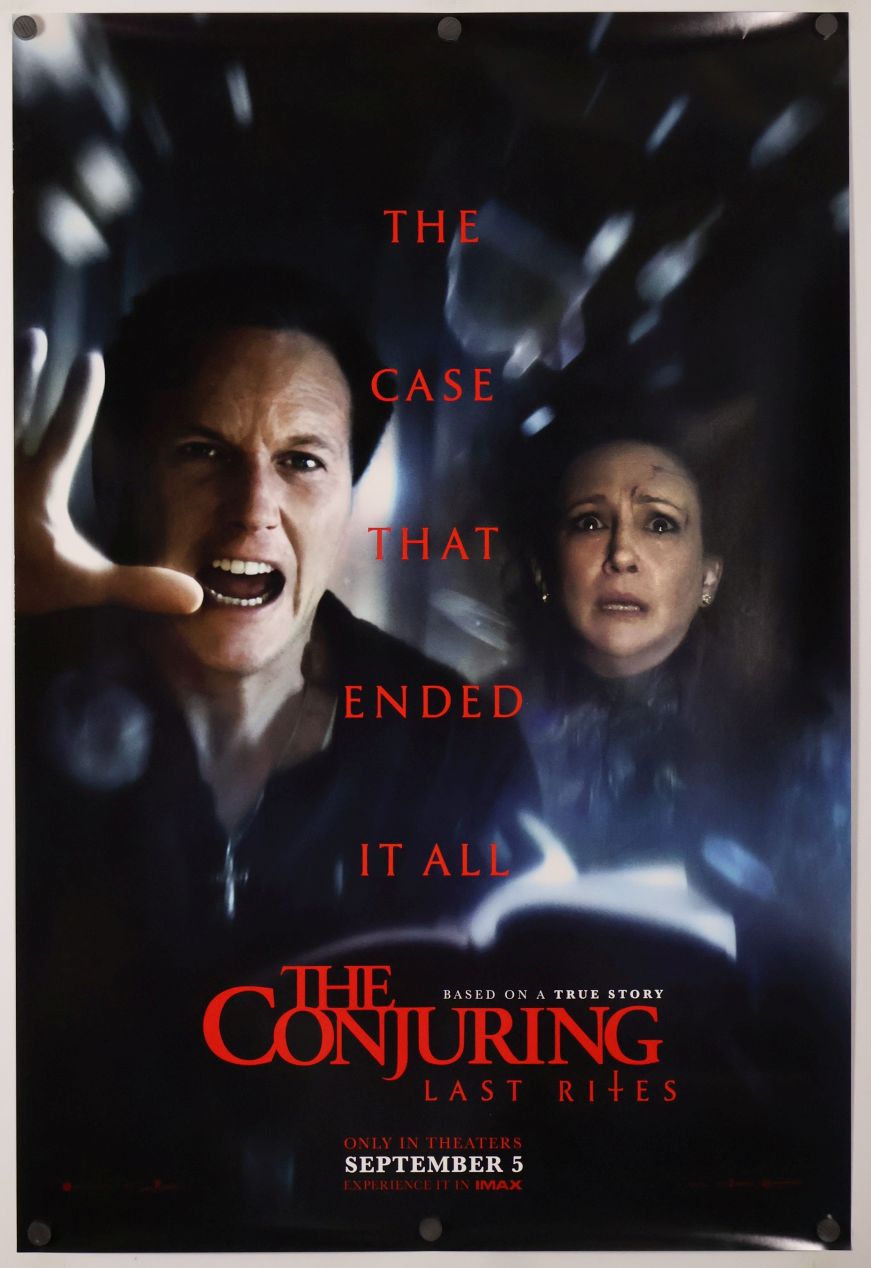 The Conjuring: Last Rites (2025) original theatrical movie poster - Final