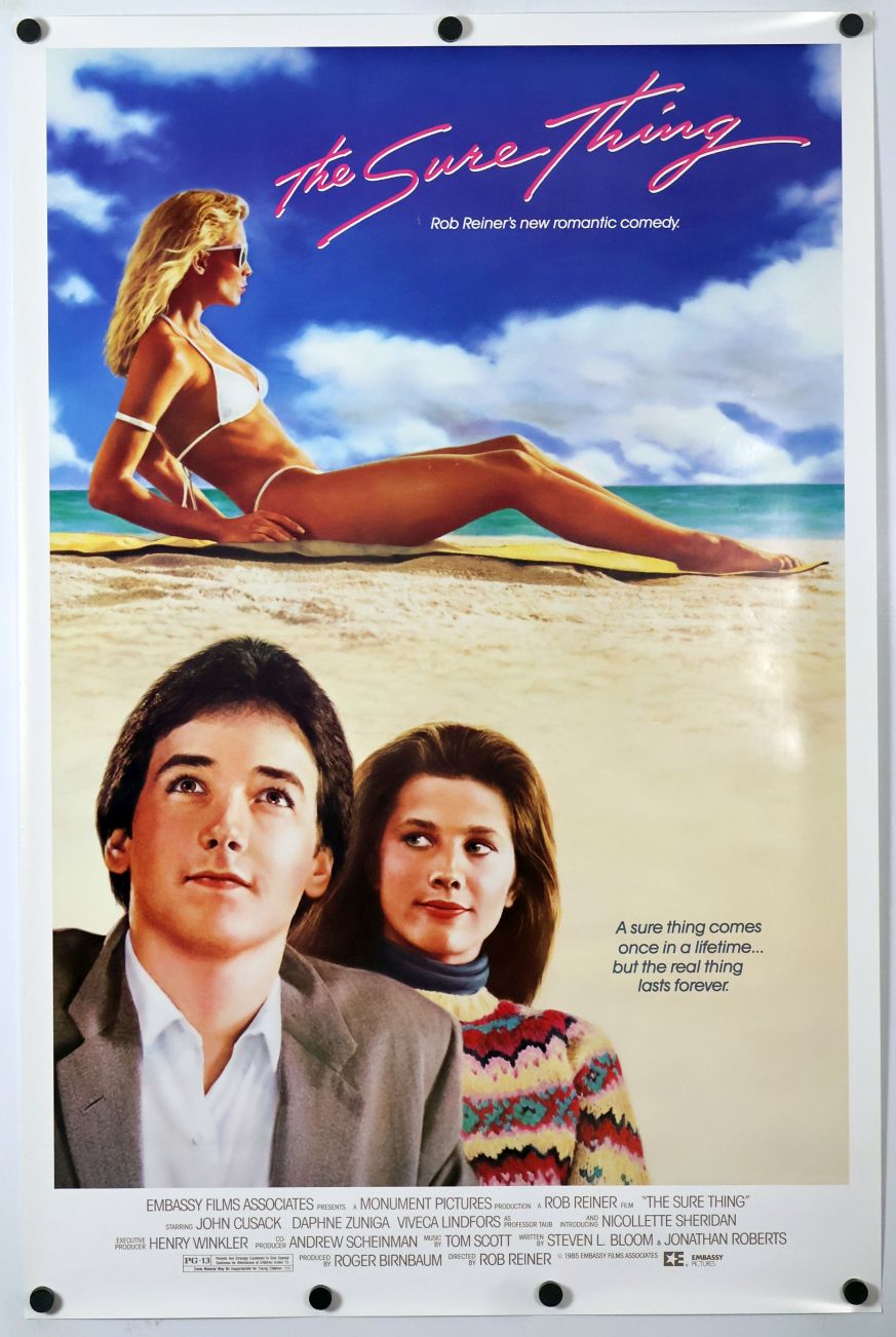The Sure Thing (1985) original theatrical movie poster - Final