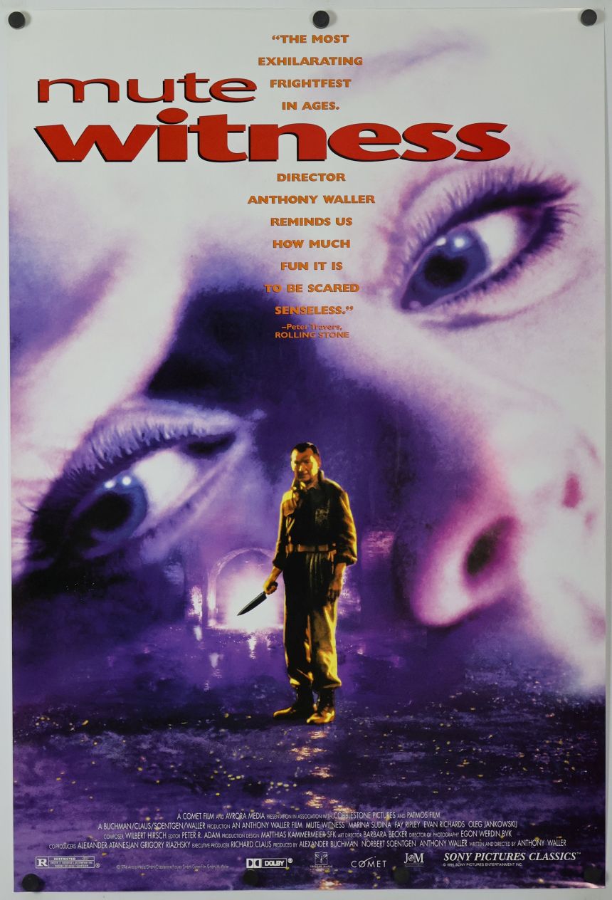 Mute Witness (1995) original theatrical movie poster - Final