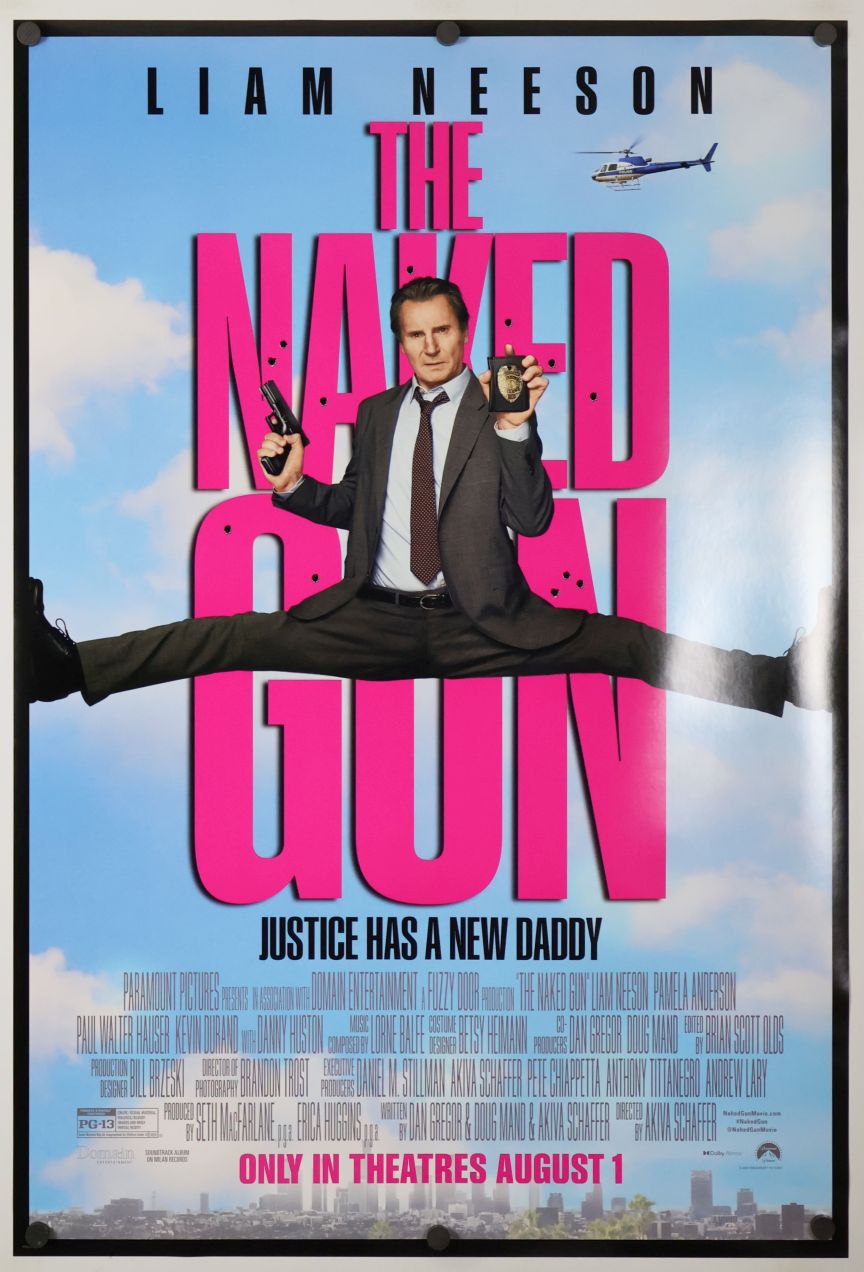 The Naked Gun (2025) original theatrical movie poster - Final