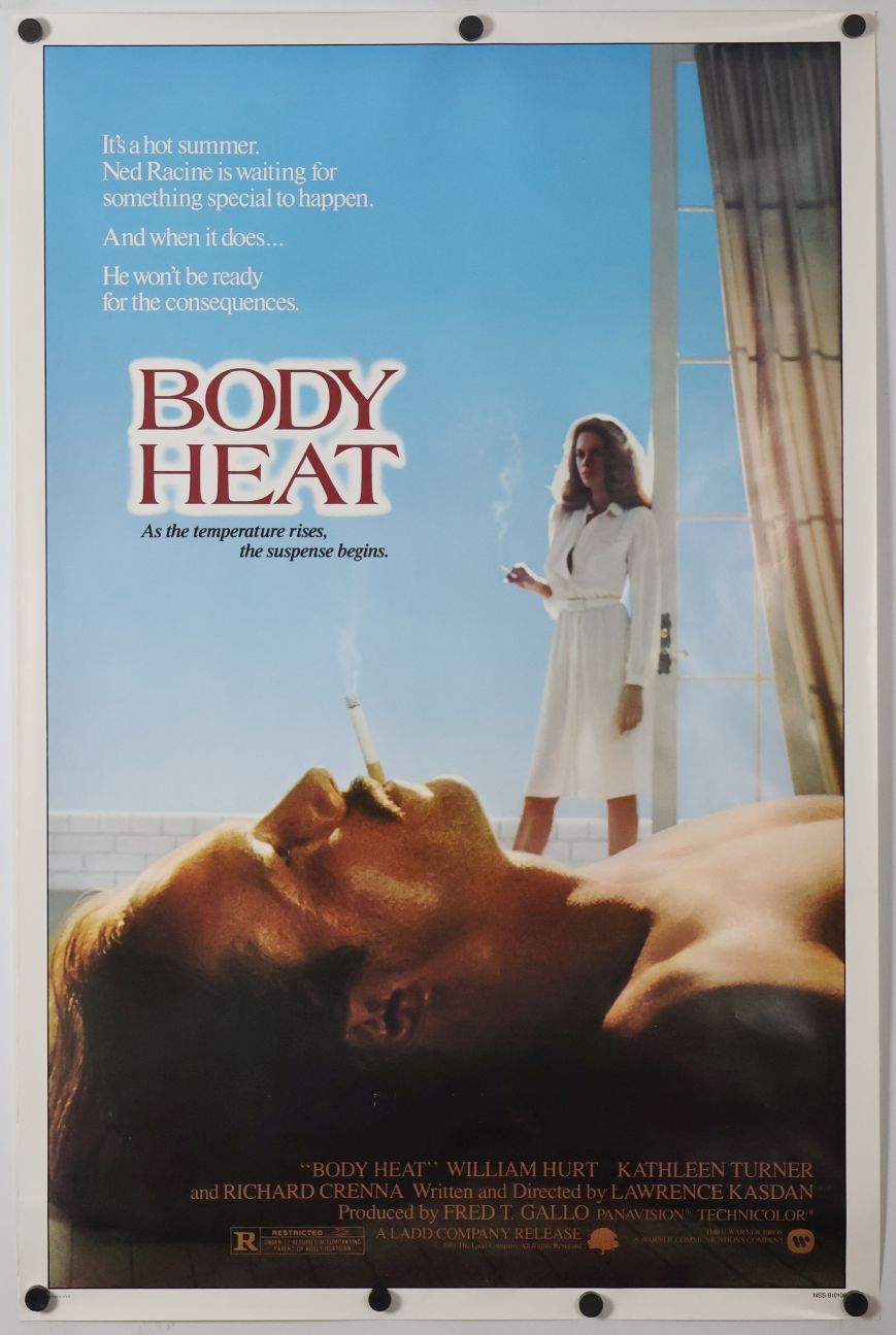 Body Heat (1981) original theatrical movie poster - Final
