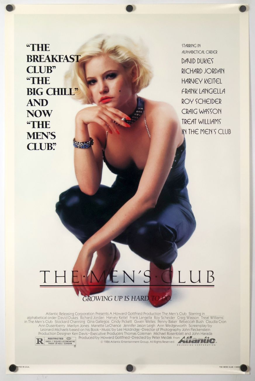 The Men's Club (1986) original theatrical movie poster - Final