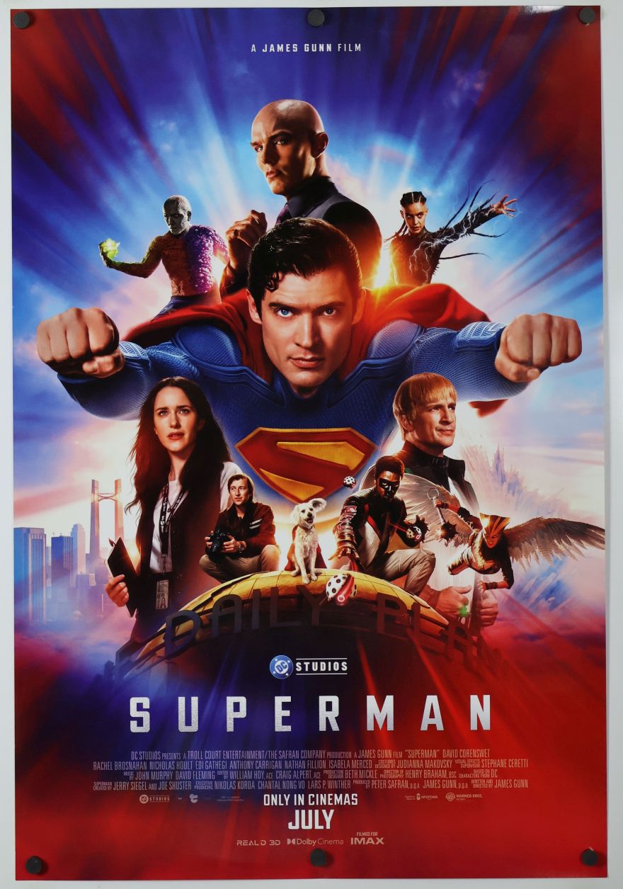 Superman: Legacy (2025) original theatrical movie poster - International Style G