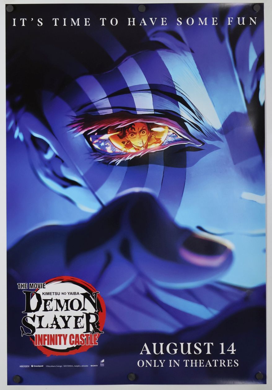 Demon Slayer -Kimetsu no Yaiba- The Movie: Infinity Castle (2025) original theatrical movie poster - International Style C