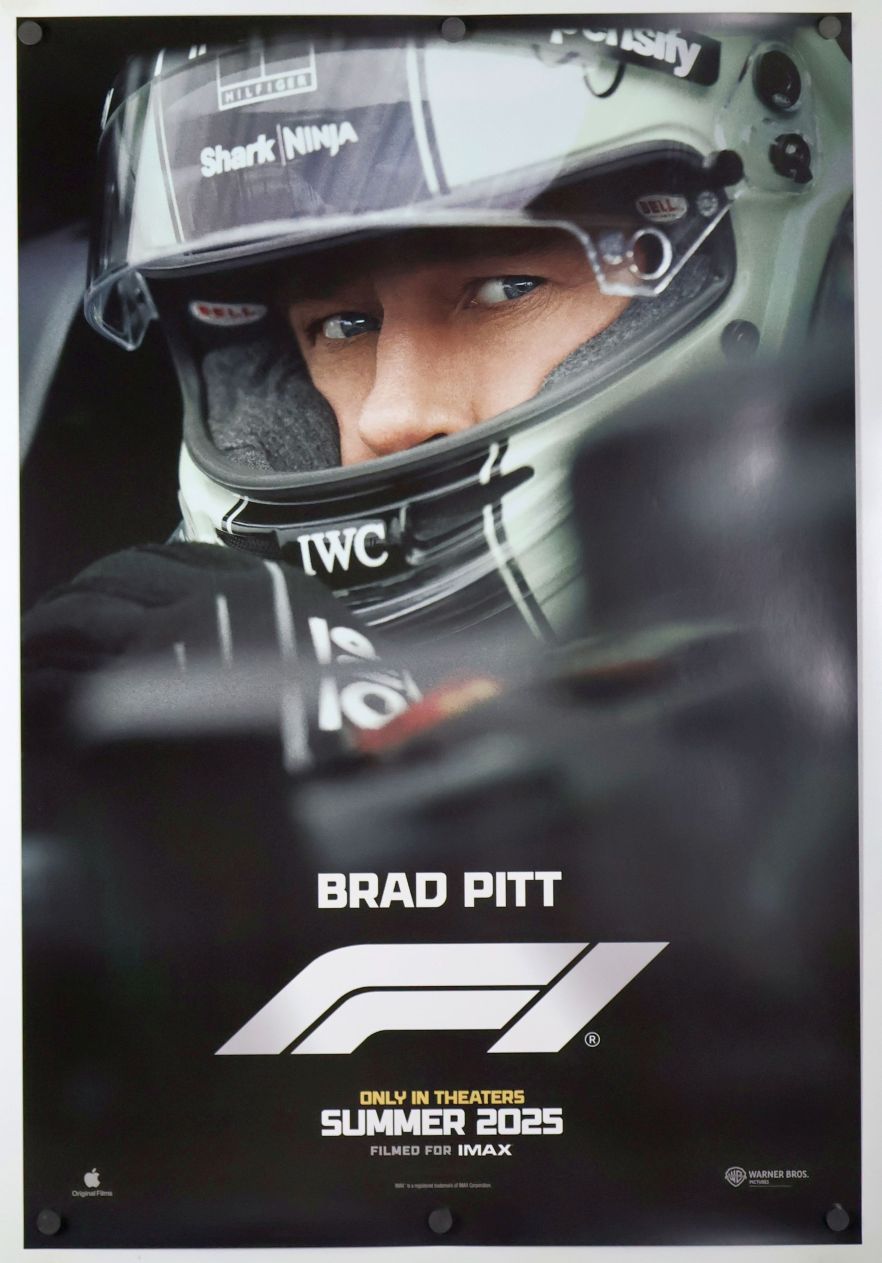 F1 (2025) original theatrical movie poster - International Style E