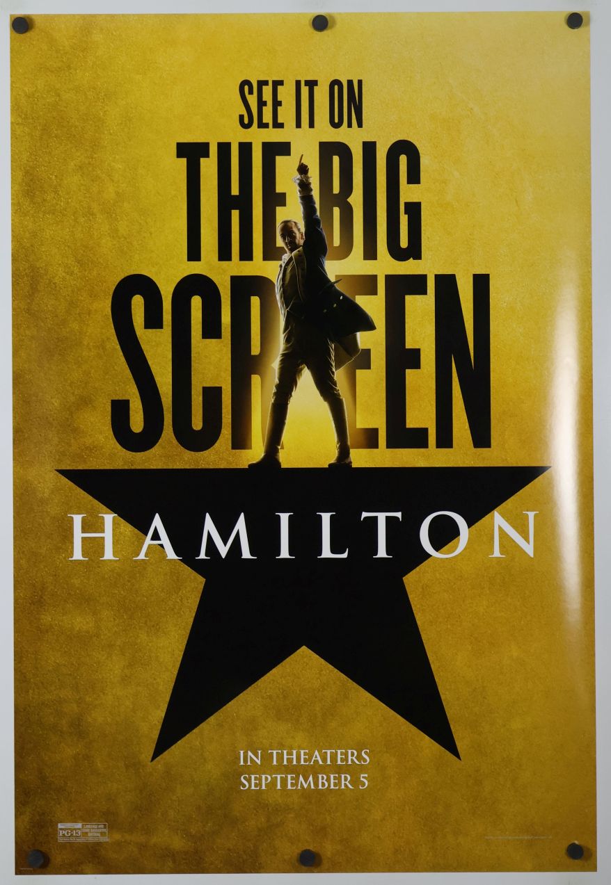 Hamilton (2025) original theatrical movie poster - Rerelease Advance