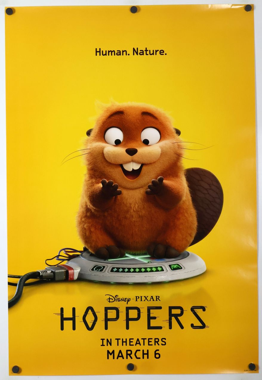 Hoppers (2026) original theatrical movie poster - Advance