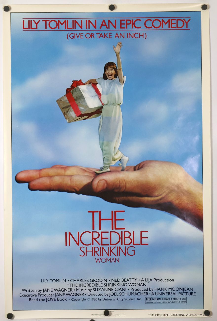 The Incredible Shrinking Woman (1981) original theatrical movie poster - Final