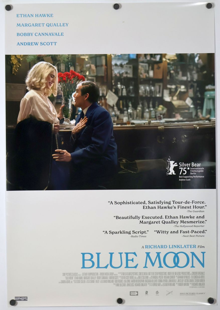 Blue Moon (2025) original theatrical movie poster - Final