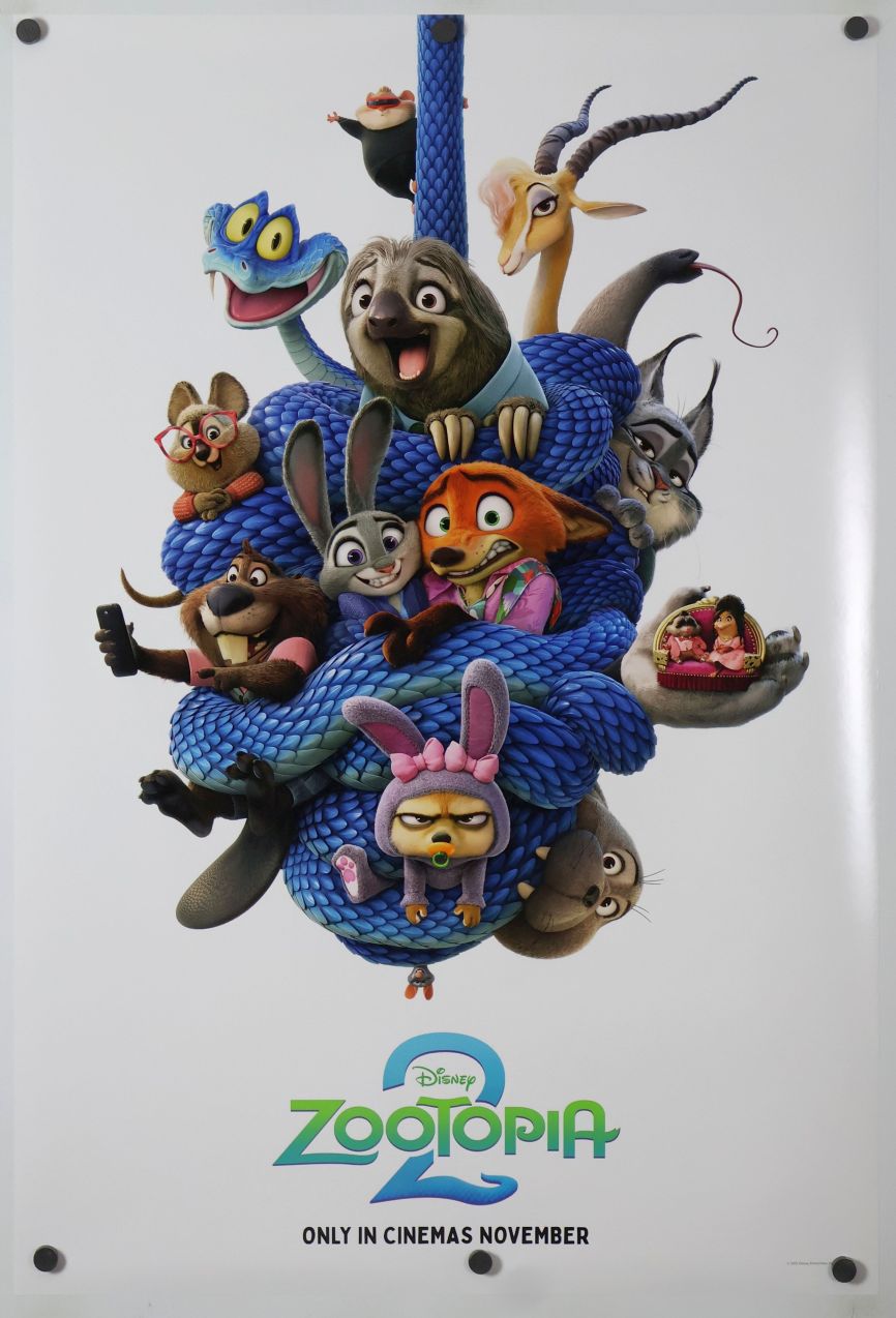 Zootopia 2 (2025) original theatrical movie poster - International Advance B