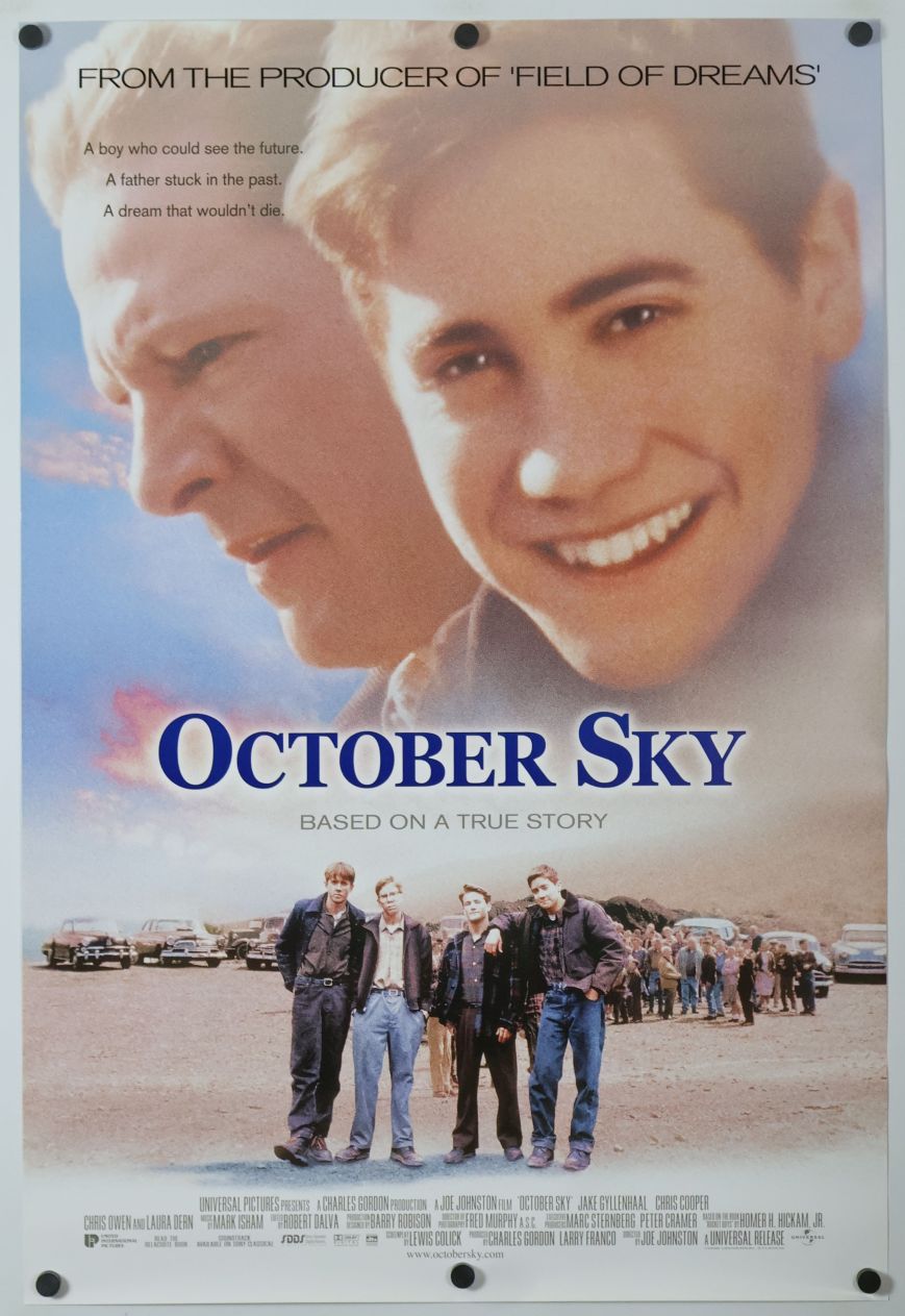 October Sky (1999) original theatrical movie poster - International Final
