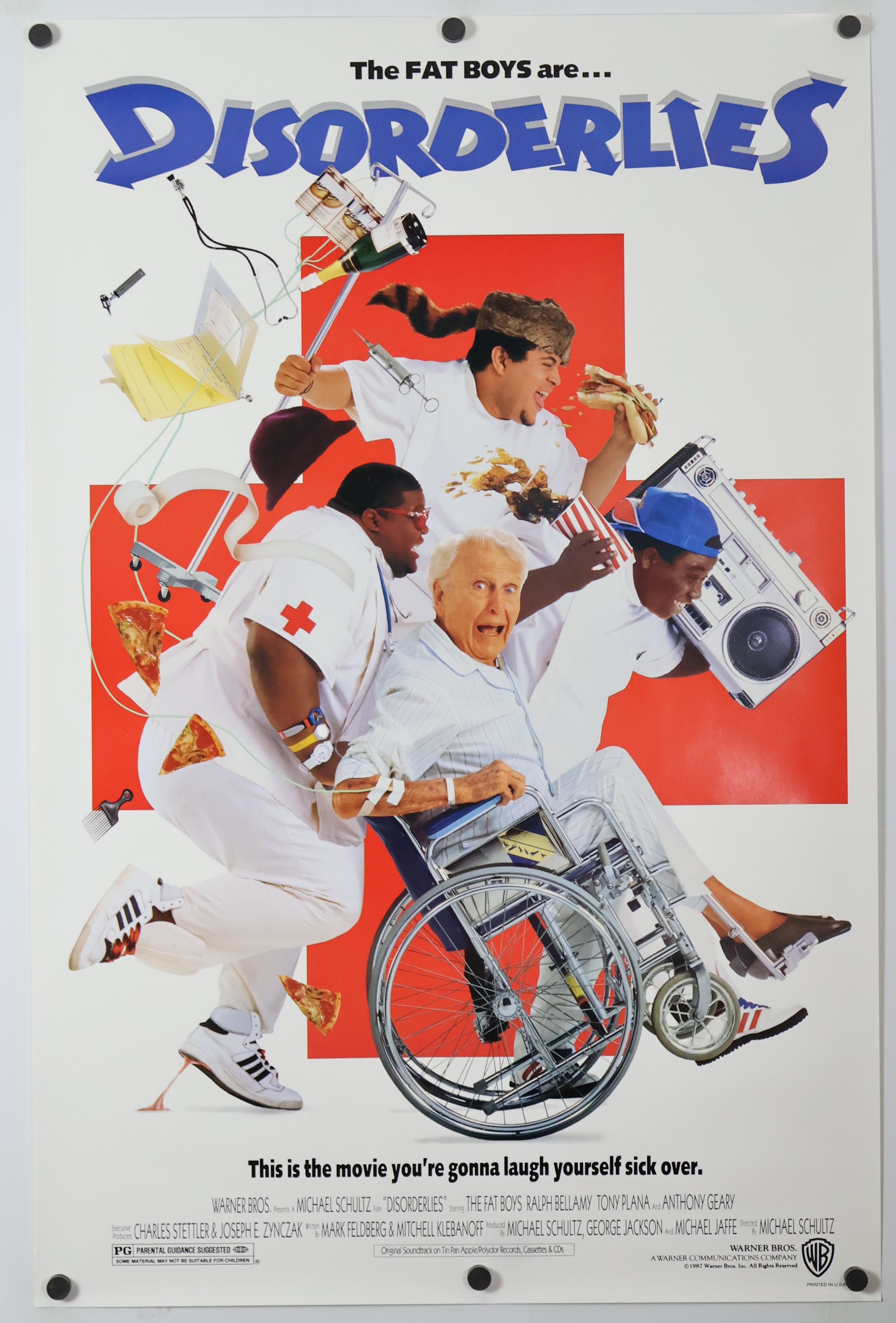 Disorderlies (1987) original theatrical movie poster - Final