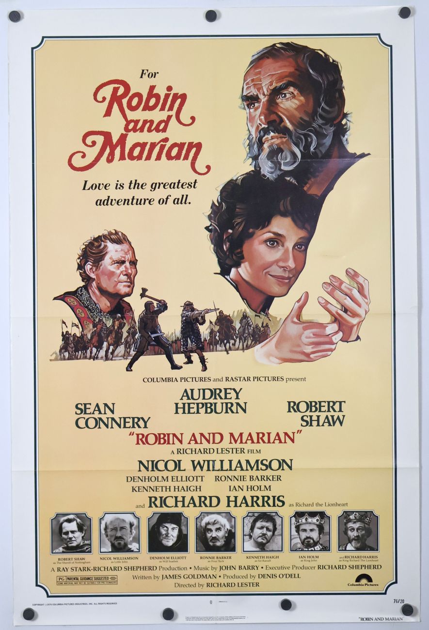 Robin and Marian (1976) original theatrical movie poster - Final