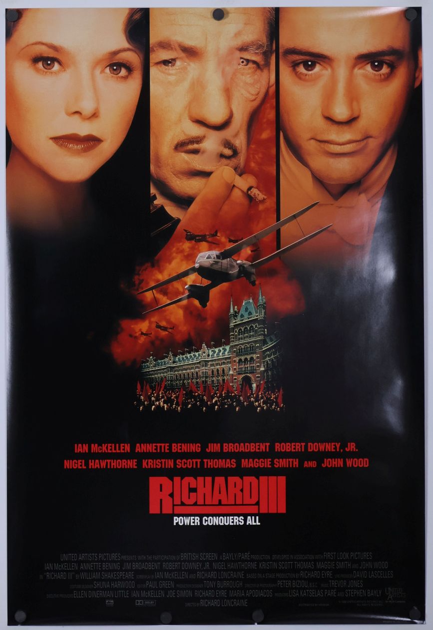 Richard III (1995) original theatrical movie poster - Final