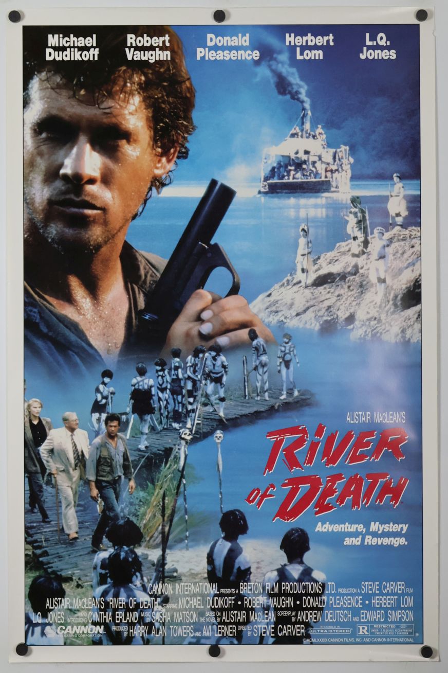 River of Death (1989) original theatrical movie poster - Final