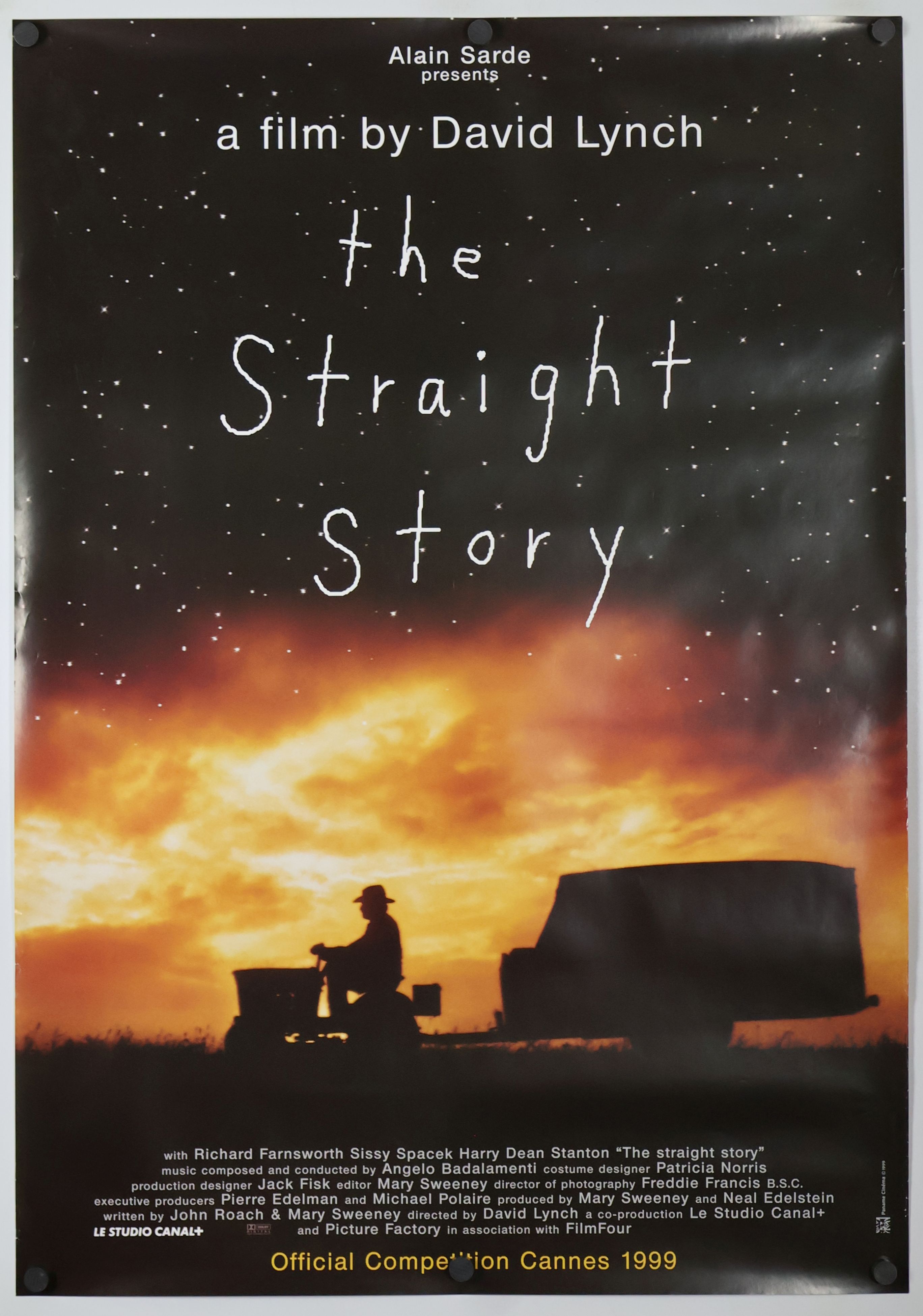 The Straight Story (1999) original theatrical movie poster - Final