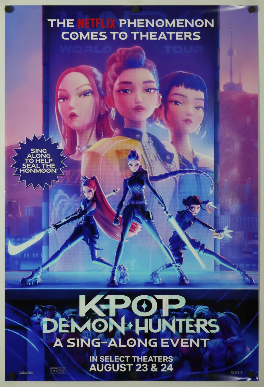 KPop Demon Hunters (2025) original theatrical movie poster - Final
