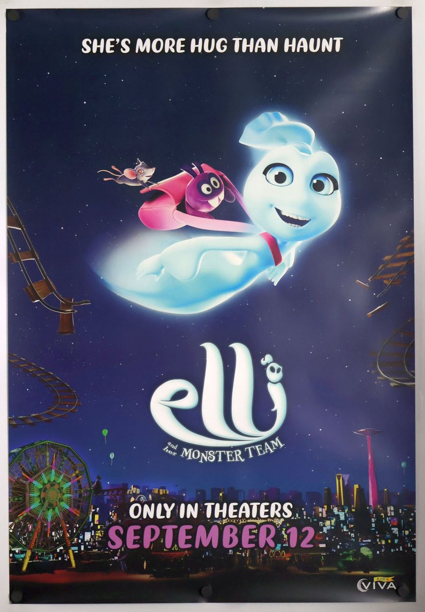Elli and the Ghostly Ghost Train (2024) original theatrical movie poster - Final