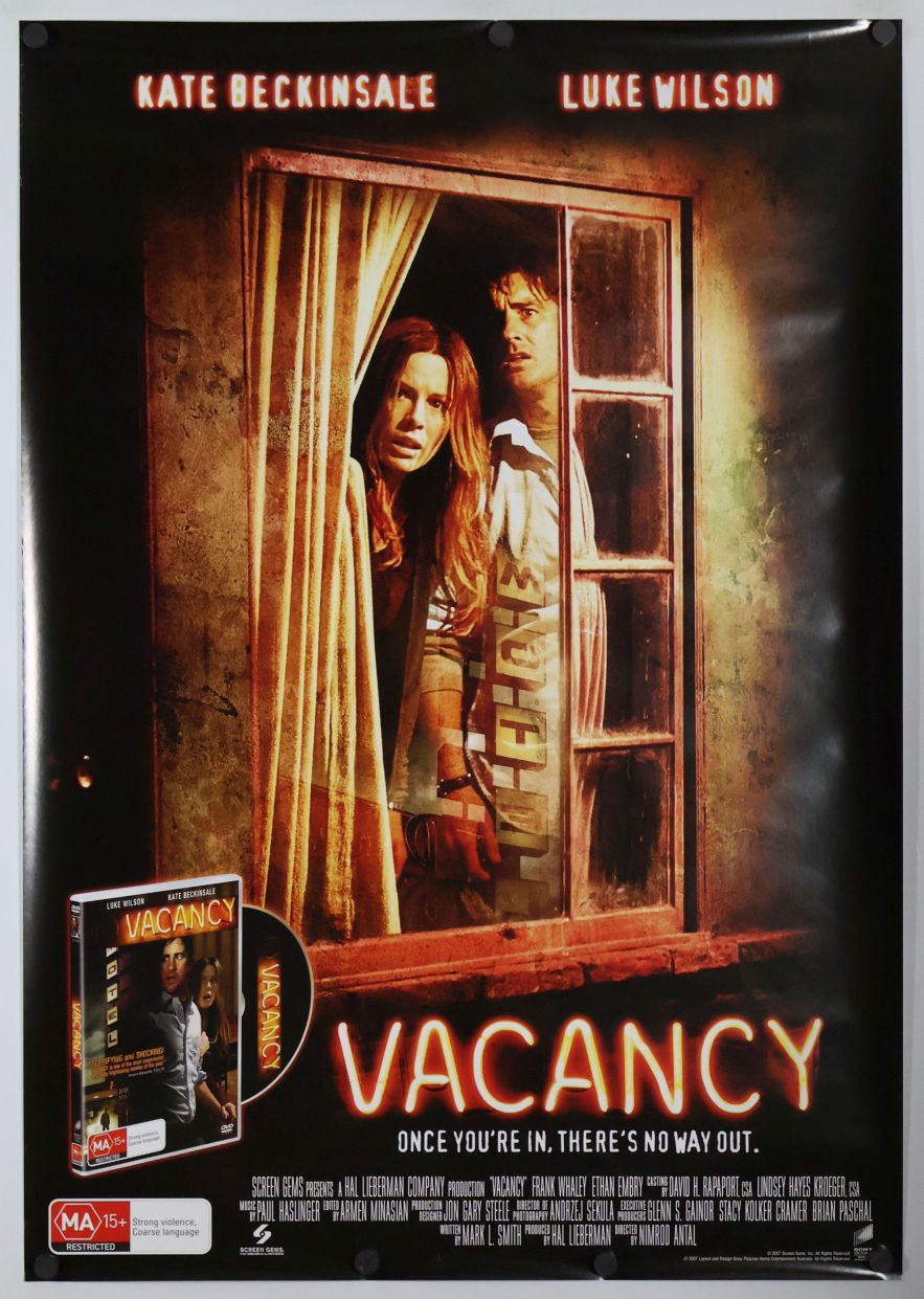 Vacancy (2007) original theatrical movie poster - Video