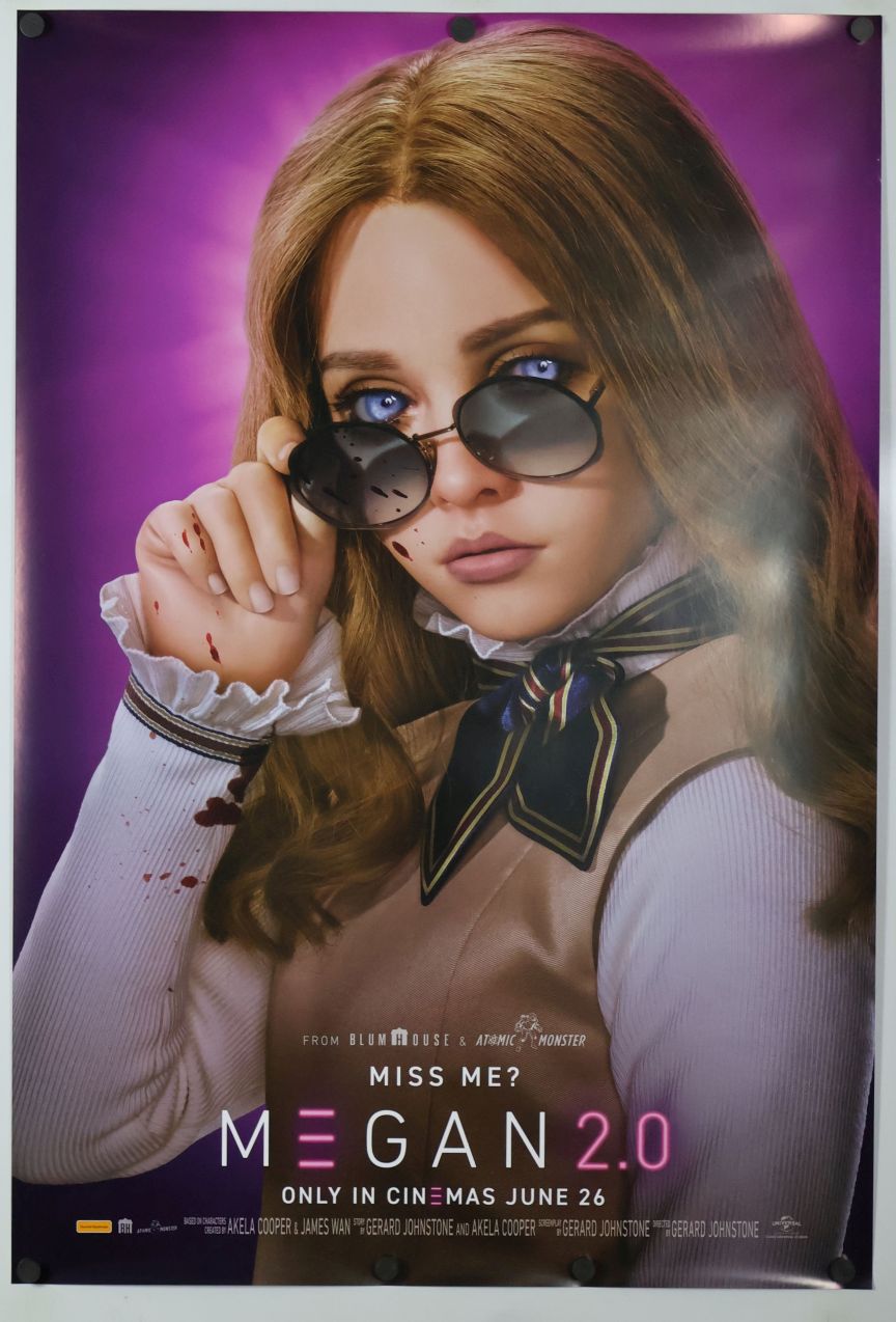 M3GAN 2.0 (2025) original theatrical movie poster - Advance Style B