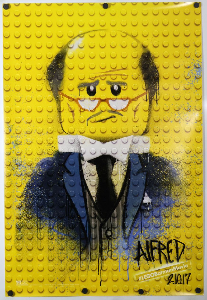 The Lego Batman Movie (2017) original theatrical movie poster - Wilding Style D