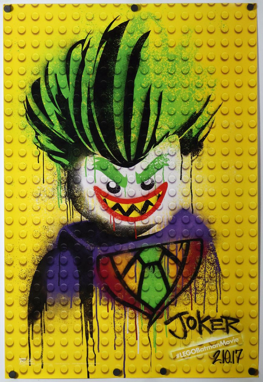 The Lego Batman Movie (2017) original theatrical movie poster - Wilding Style E