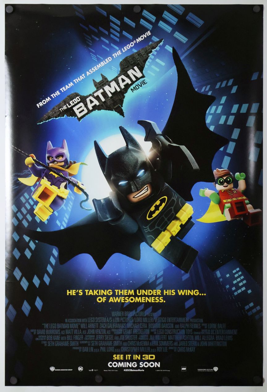 The Lego Batman Movie (2017) original theatrical movie poster - International Final