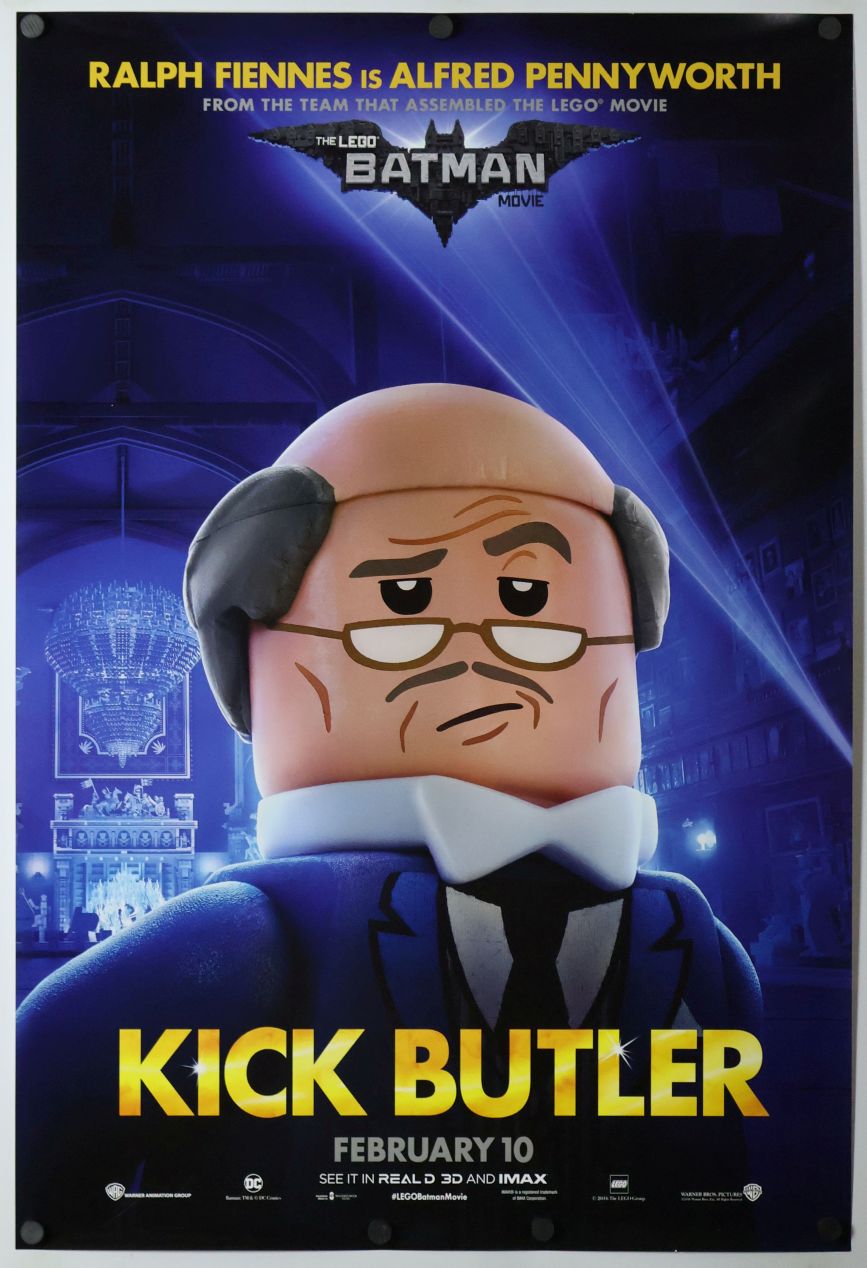 The Lego Batman Movie (2017) original theatrical movie poster - Advance Style B