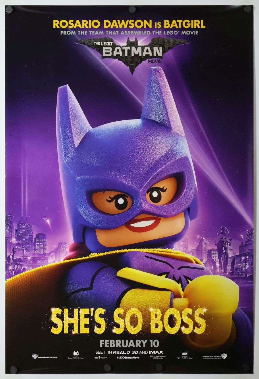 The Lego Batman Movie (2017) original theatrical movie poster - Advance Style C