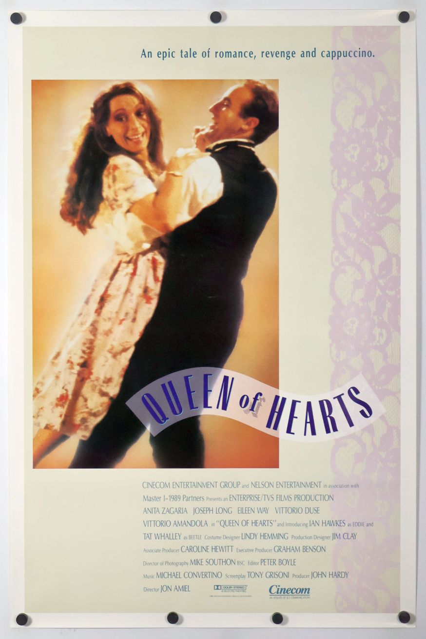 Queen of Hearts (1989) original theatrical movie poster - Final