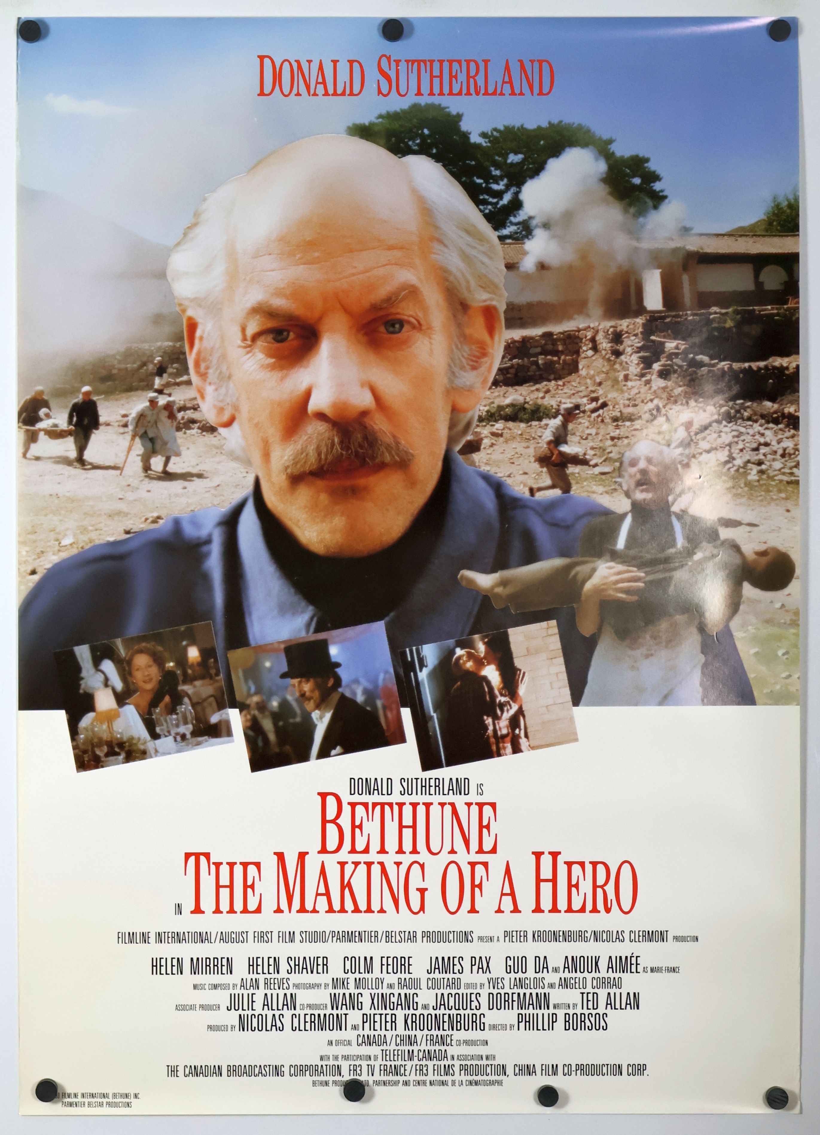 Bethune: The Making of a Hero (1990) original theatrical movie poster - Final
