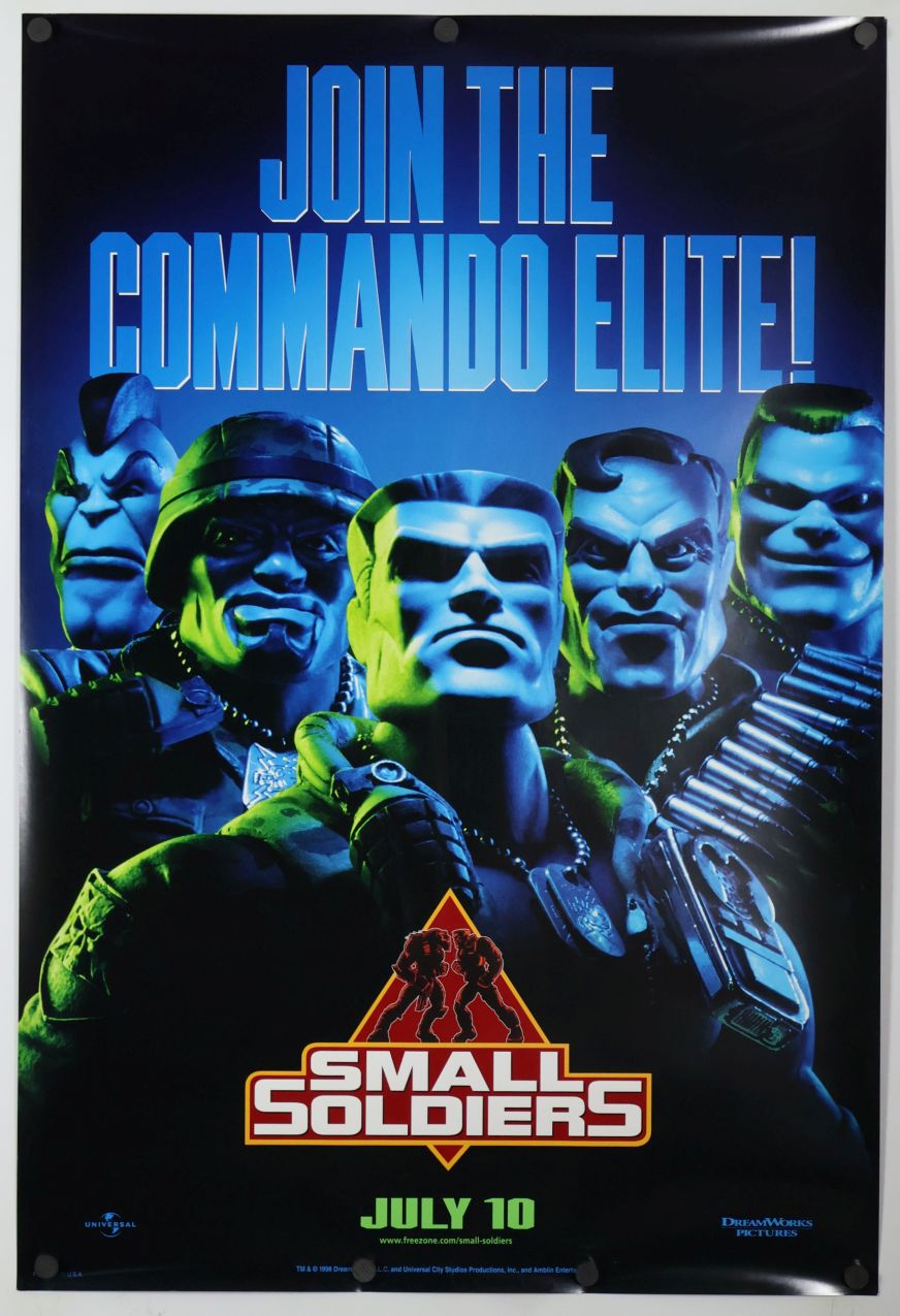 Small Soldiers (1998) original theatrical movie poster - Advance Style B