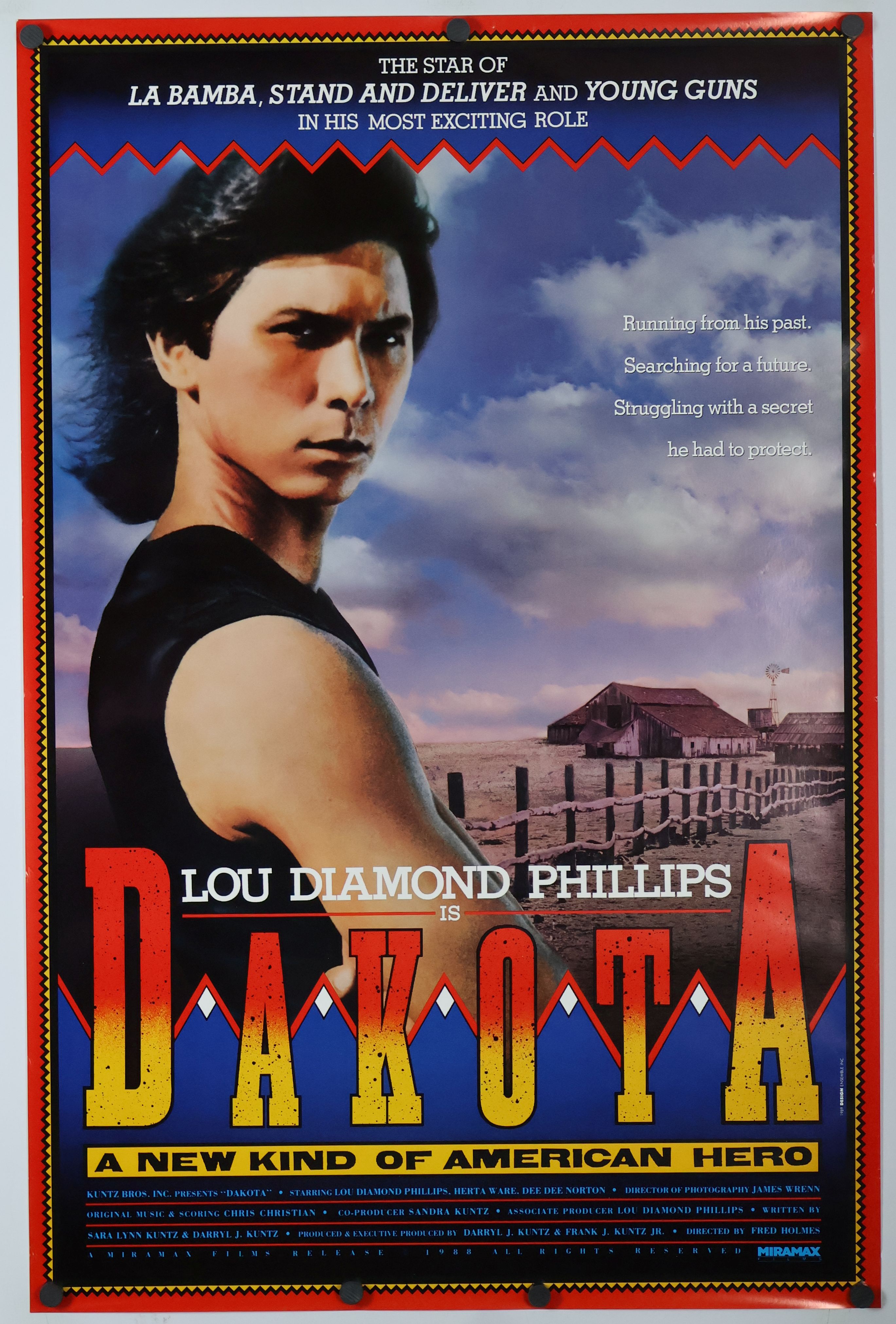 Dakota (1988) original theatrical movie poster - Final