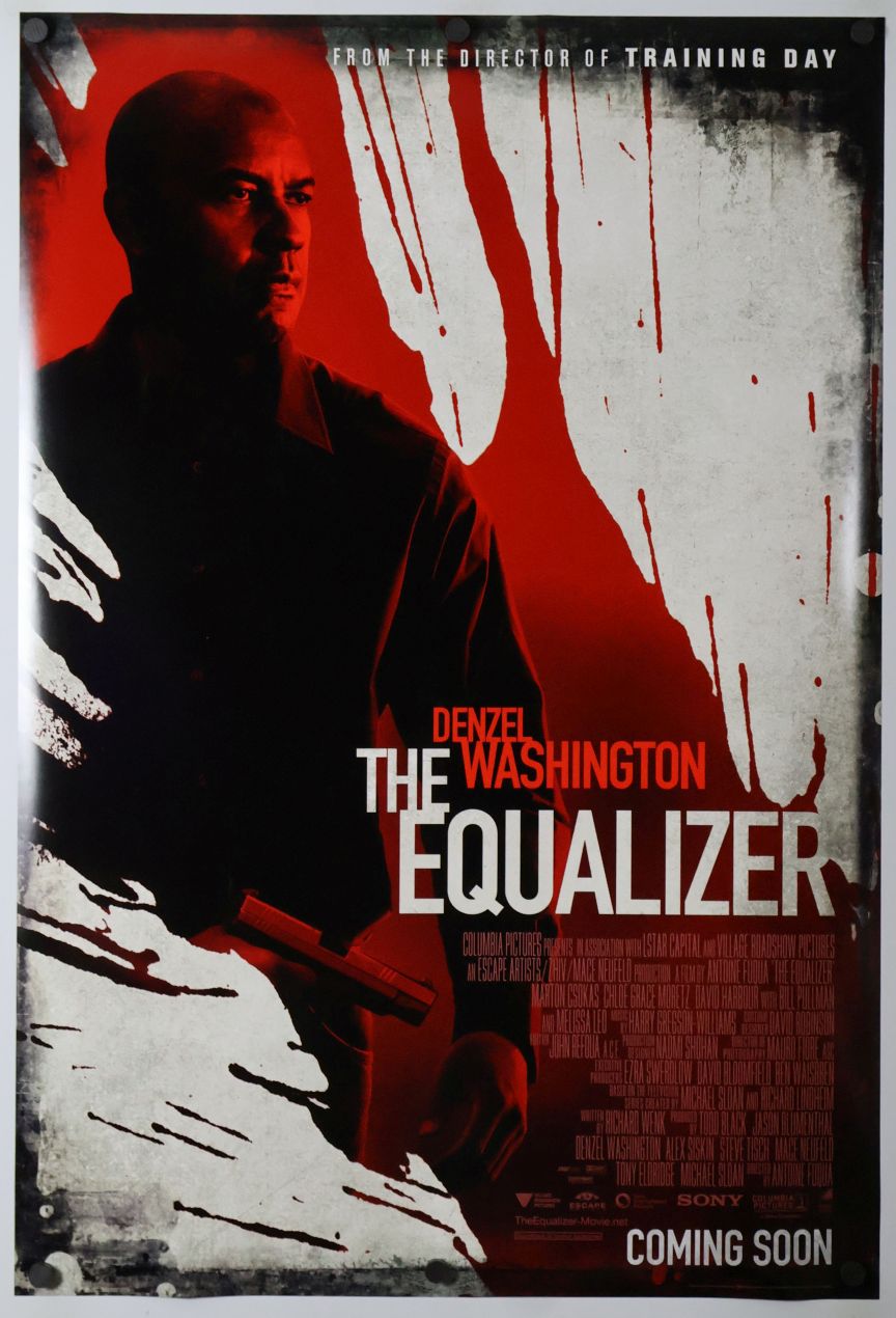 The Equalizer (2014) original theatrical movie poster - International Advance