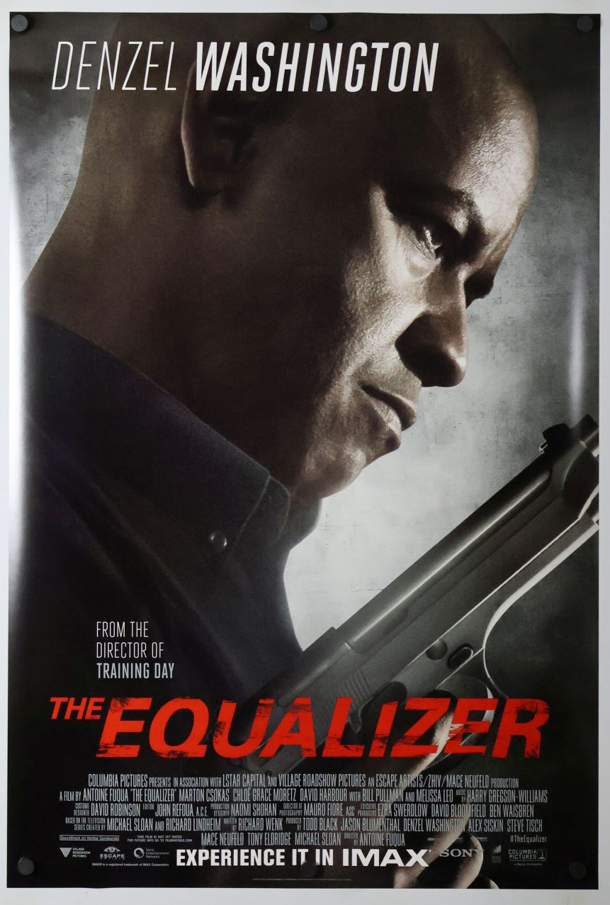 The Equalizer (2014) original theatrical movie poster - International Final