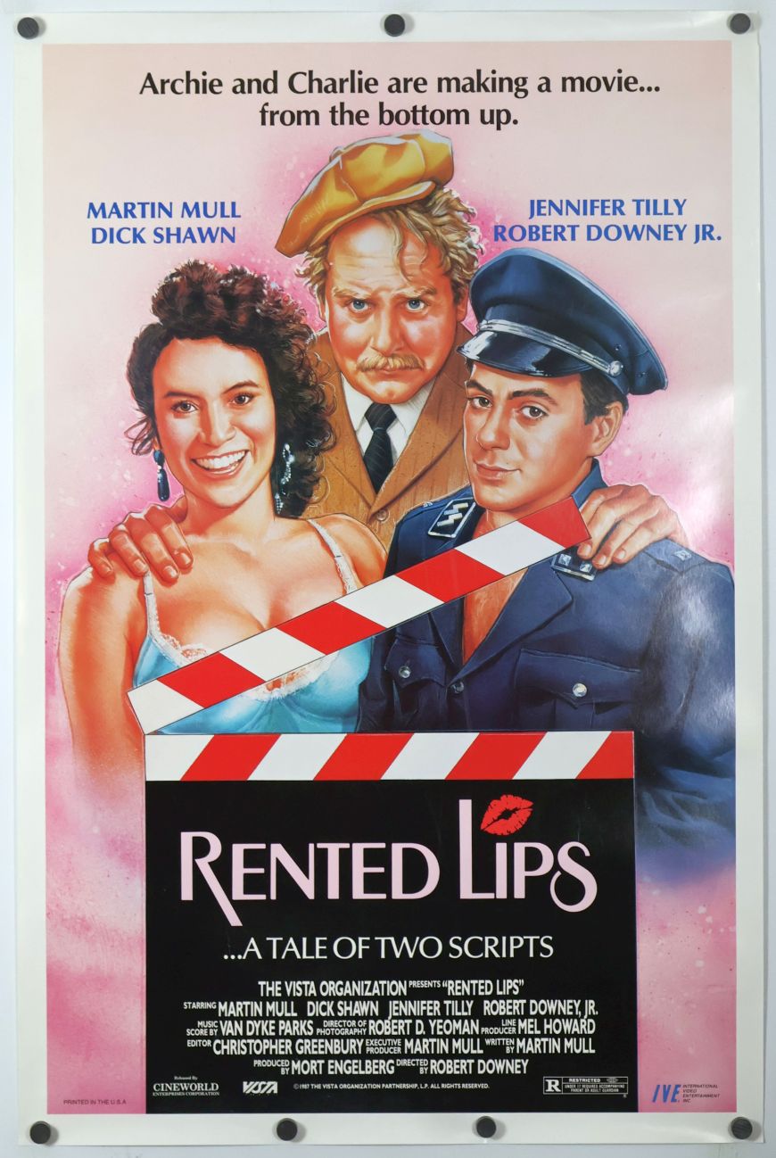 Rented Lips (1988) original theatrical movie poster - Video