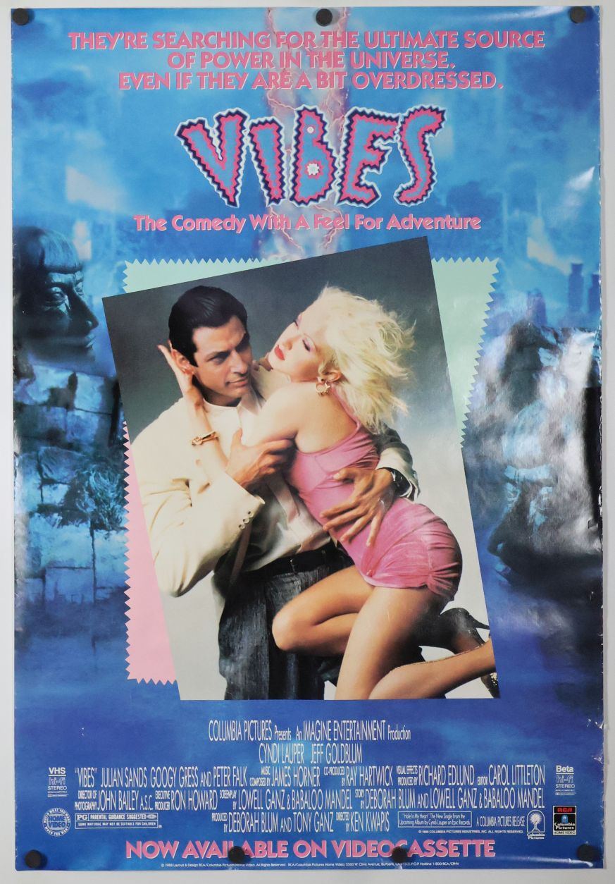 Vibes (1988) original theatrical movie poster - Video