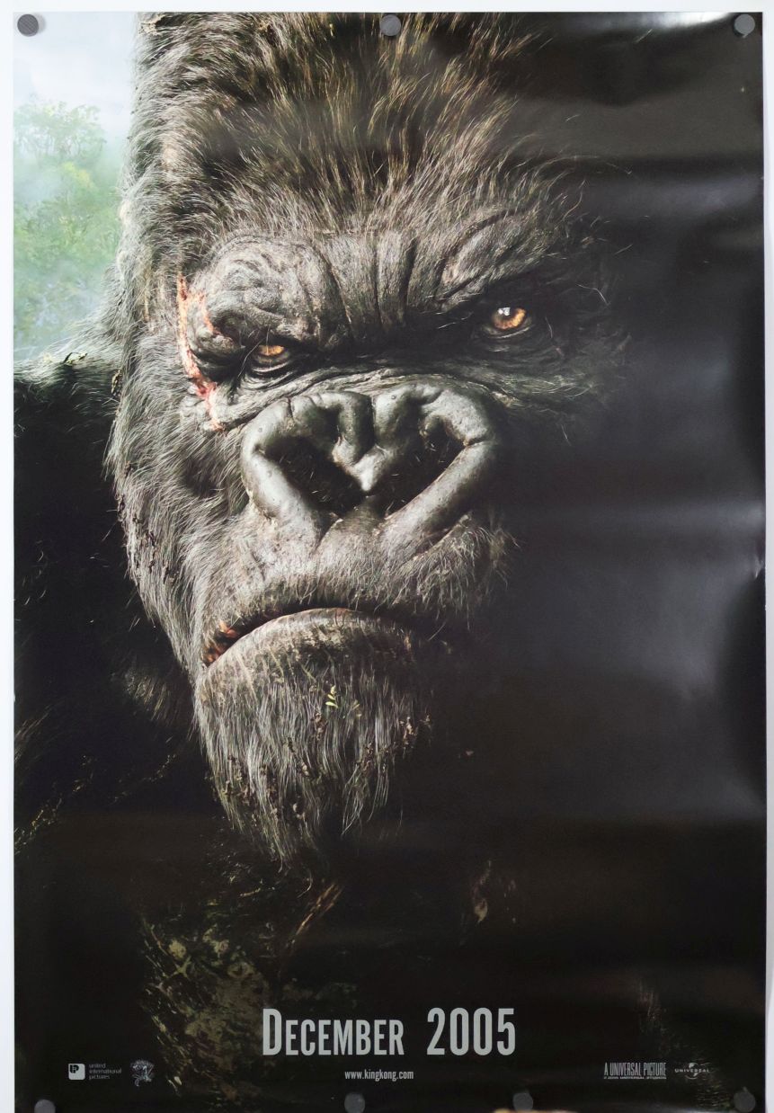 King Kong (2005) original theatrical movie poster - International Advance
