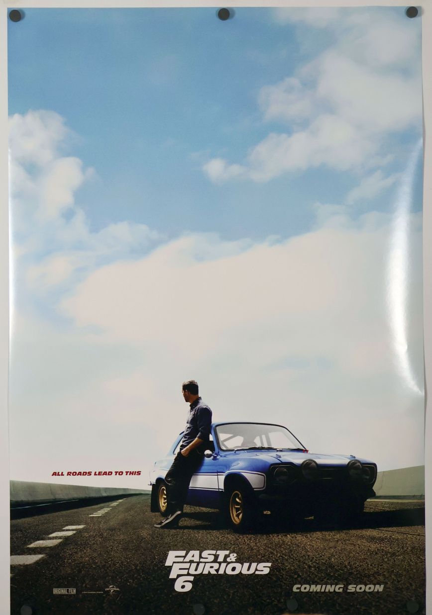 Fast & Furious 6 (2013) original theatrical movie poster - International Advance
