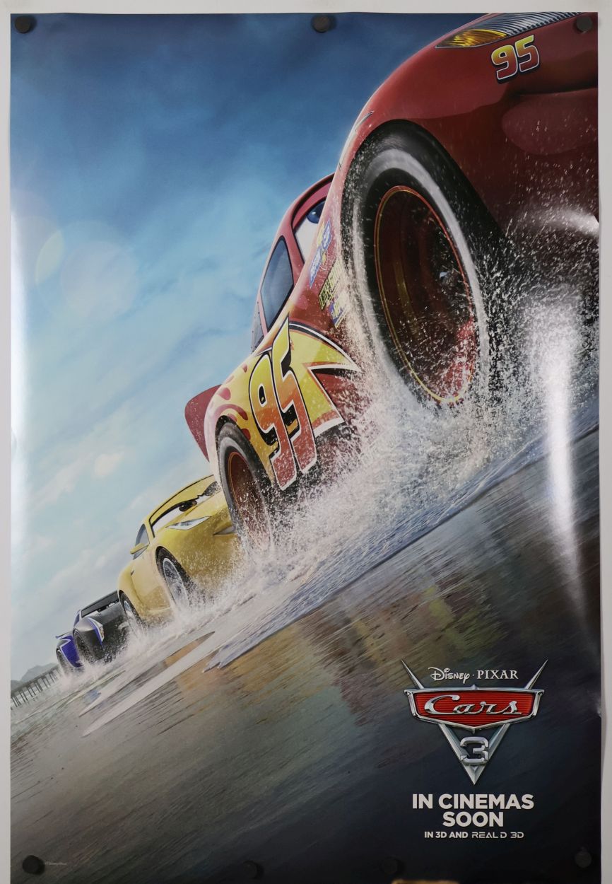 Cars 3 (2017) original theatrical movie poster - International Advance