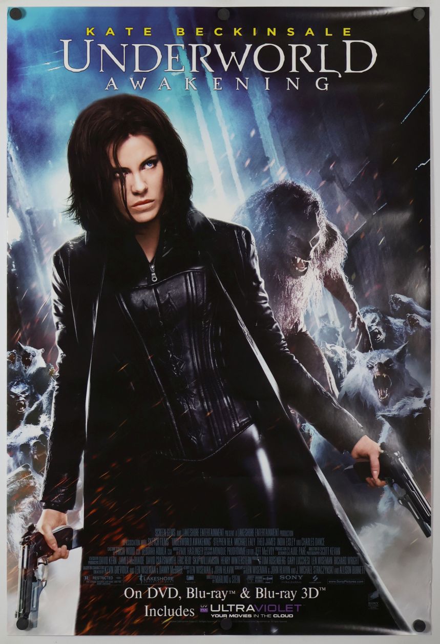 Underworld: Awakening (2012) original theatrical movie poster - Video