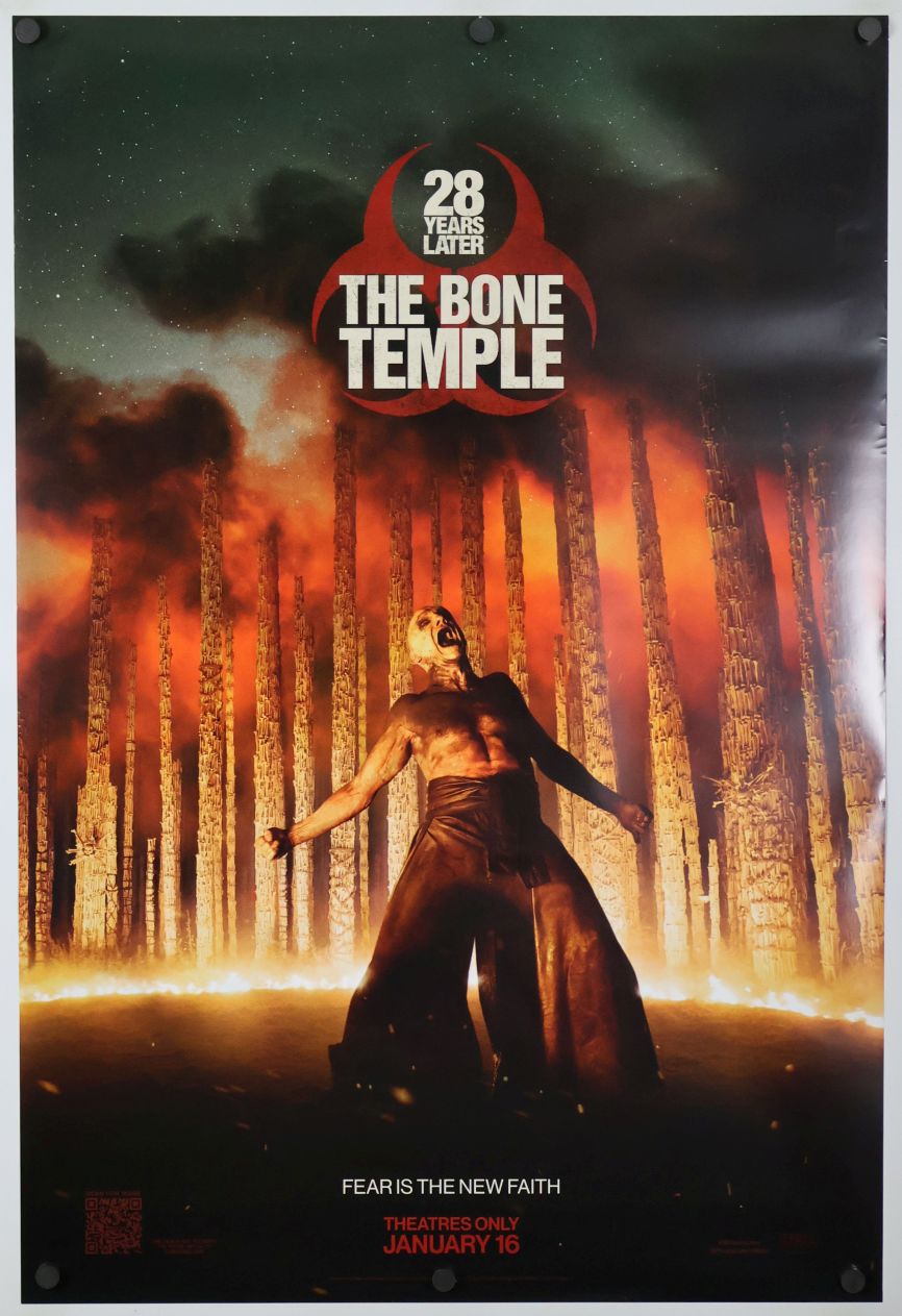 28 Years Later: The Bone Temple (2026) original theatrical movie poster - Advance